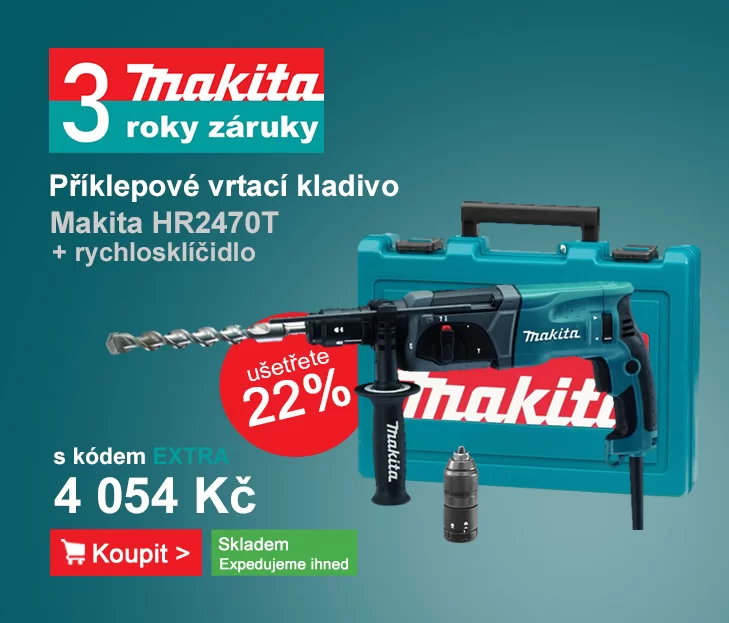 Příklepové vrtací kladivo Makita HR2470T