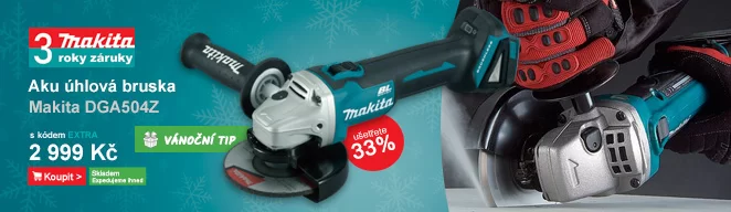 Aku úhlová bruska 125mm Li-ion 18V bez akumulátoru Makita DGA504