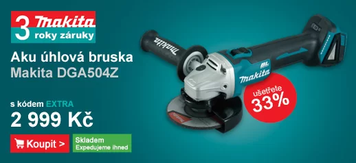 Aku úhlová bruska 125mm Li-ion 18V bez akumulátoru Makita DGA504