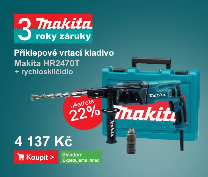 Příklepové vrtací kladivo Makita HR2470T