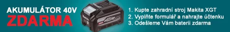 Baterie Makita 40V zdarma