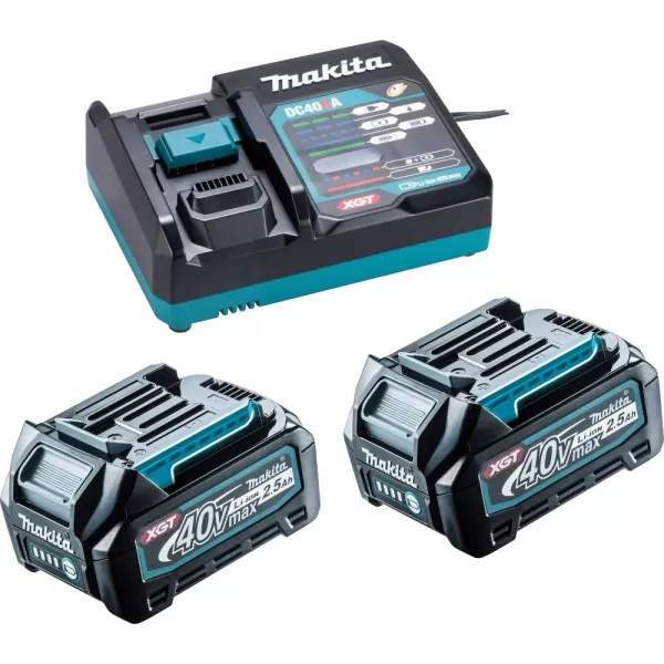 Sada Makita 2xBL4025 Li-ion XGT 40V/2,5Ah + nabíječka DC40RA 191J81-6