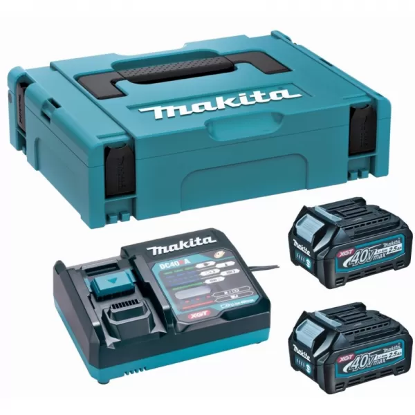 Sada Makita 2xBL4025 Li-ion XGT 40V/2,5Ah + nabíječka DC40RA 191J81-6