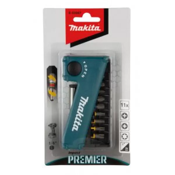 Sada torzních bitů 1/4" Impact Premier 11 ks v plastové krabičce