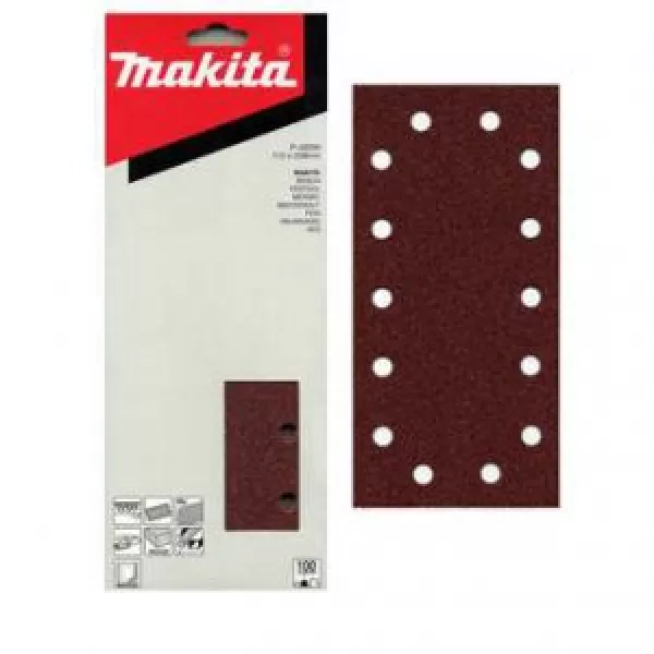 Papír brusný suchý zip 115x229mm 14 děr K150, 10ks