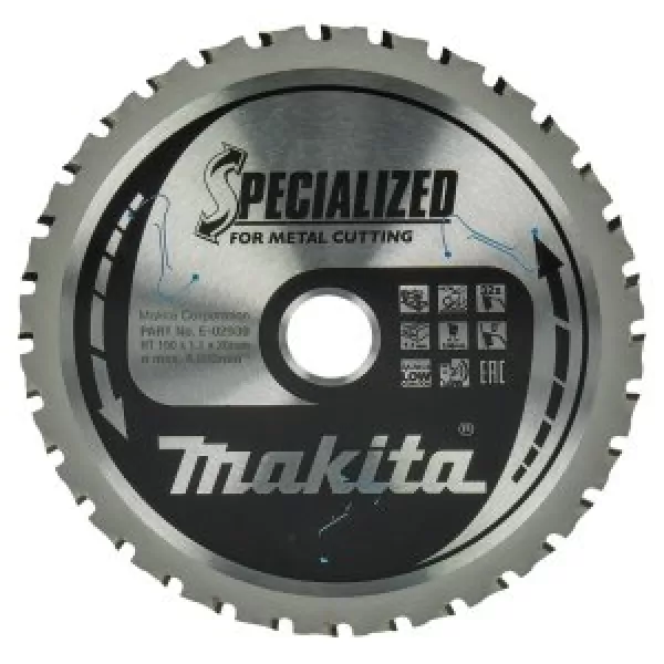 Kotouč pilový ocel SPECIALIZED 150x1.1x20mm 32Z (silná ocel SPECIALIZED 3-12mm) Makita E-02939