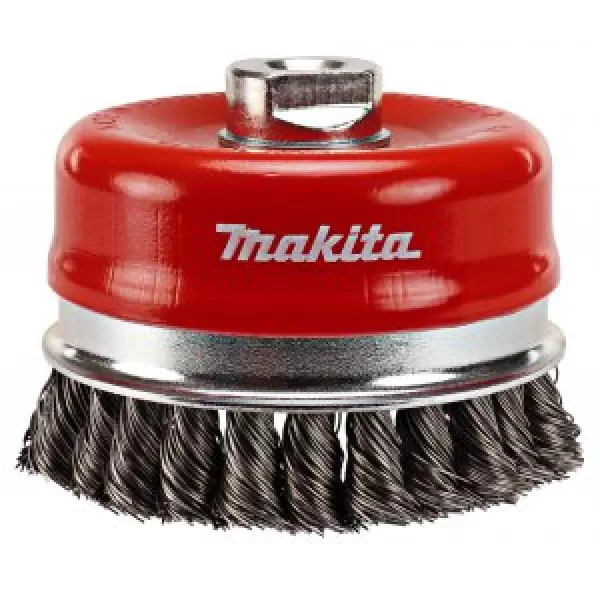 Miskový kartáč z ocelového drátu-splétaný drát 100mm Makita P-04472