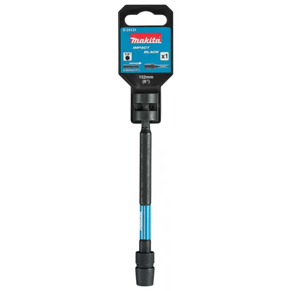 Držák bitů šestihran 1/4" IMPACT BLACK 152 mm Makita E-24131