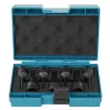 Sada nástrčných klíčů čtyřhran 1/2" IMPACT BLACK 7 ks v plastové krabičce Makita E-23628