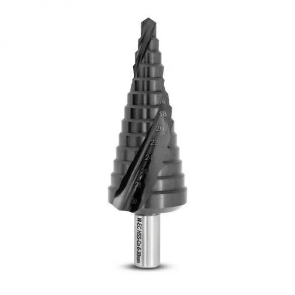 Vrták stupňovitý HSS-Co+TiALN S-Co+TiALN 6-30mm Makita P-69995