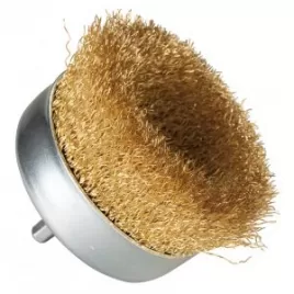 Miskovitý kartáč potažený mosazí pr. 80 mm Makita D-73645