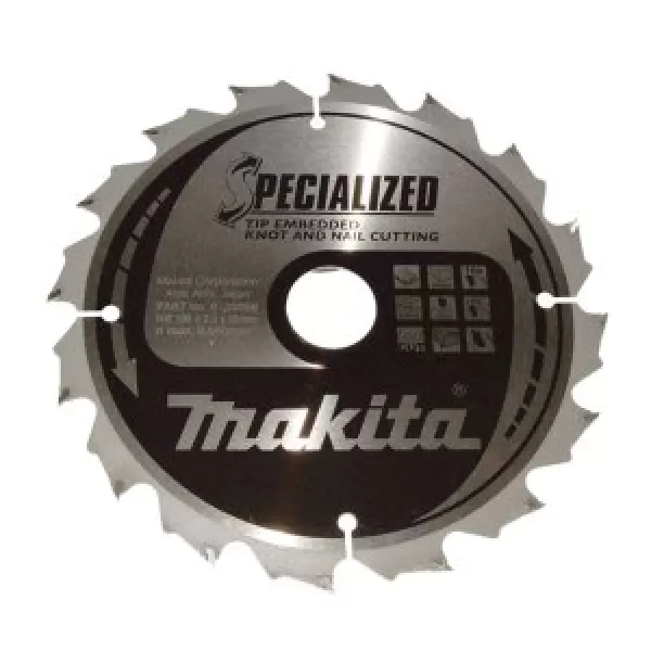Kotouč pilový dřevo SPECIALIZED se zapuštěnými zuby 190x2x30mm 16Z Makita B-33059