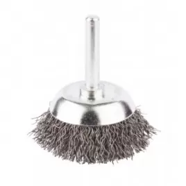 Miskovitý kartáč z ocelového drátu,válcová stopka,38x6mm Makita D-39908