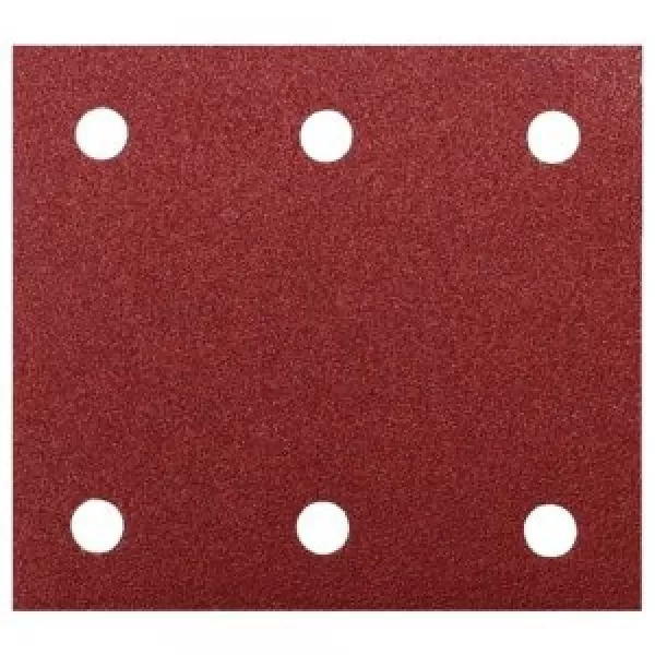 Papír brusný 102x114mm 6 děr K80, 50ks