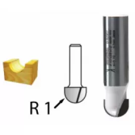Žlábkovací fréza stopka 12 mm, 15,8x12,7x54 mm D-68317 Makita D-48022
