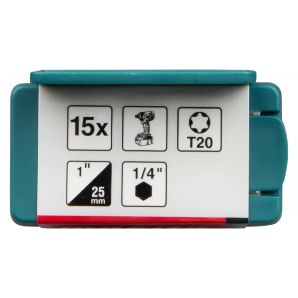 Makita Torzní bit řady Impact Premier (C-form) T20-25mm, 15 ks