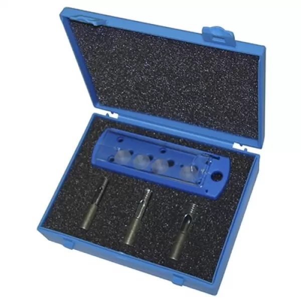 Sada vrtáků s diamantovým zrnem na obklady a dlažby 6, 8, 10 mm, přípravek na chlazení vodou, 4ks Makita P-66628