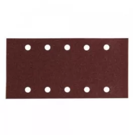 Papír brusný suchý zip 115x229mm 10 děr K240, 50ks STOP