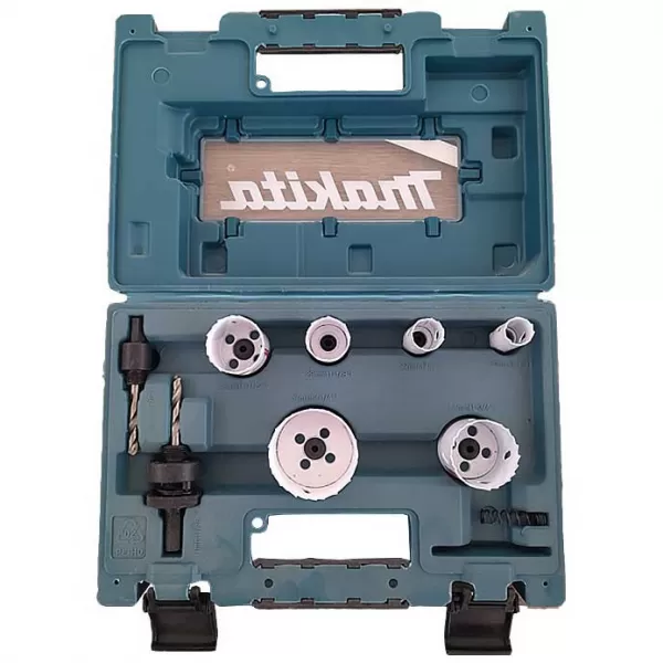 Sada děrovek BiM 6 ks v plastovém kufru Makita D-63965