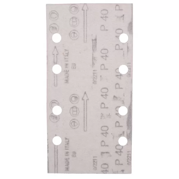 Papír brusný suchý zip 93x185mm 8 děr K40, 10ks Makita E-19629