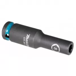 Klíč nástrčný prodloužený 1/2", čtyřhran, IMPACT BLACK, 8mm Makita E-16405