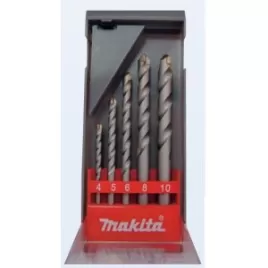 Sada vrtáků s válcovou stopkou do zdiva 5 ks v plastové krabičce Makita D-05175