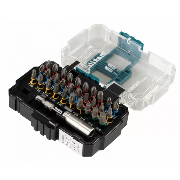 Sada torzních bitů 1/4" Impact Premier 31 ks v plastové krabičce Makita E-13552