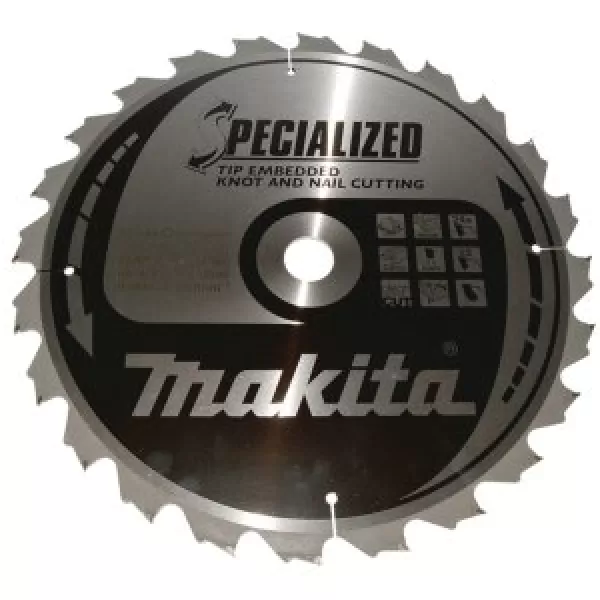 Kotouč pilový dřevo SPECIALIZED se zapuštěnými zuby 355x3x30mm 24Z Makita B-33087