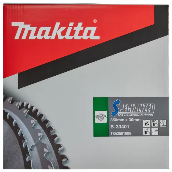 Kotouč pilový hliník SPECIALIZED 350x3.2x30mm 100Z Makita B-33401