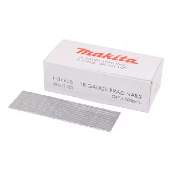 Kolářské hřebíky 18GA 38mm 5000ks Makita F-31928