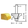 Zaoblovací fréza s ložiskem stopka 6 mm,17x8x49 mm R 2,3mm Makita D-48430