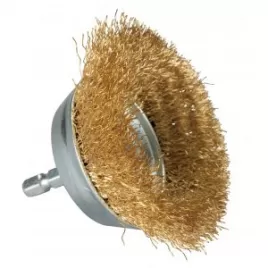 Miskovitý kartáč potažený mosazí pr. 63 mm Makita D-73623