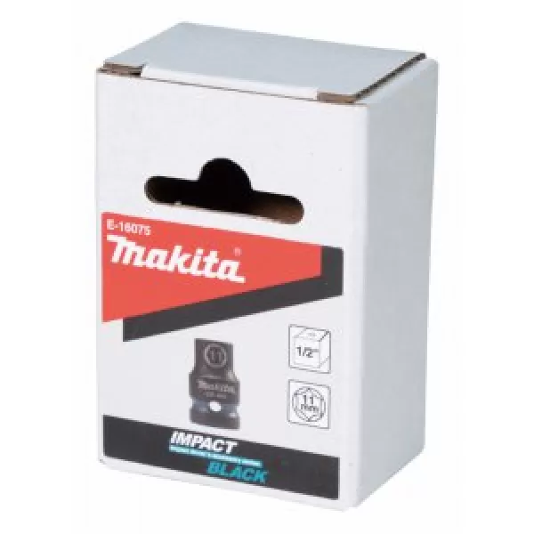 Klíč nástrčný 1/2", čtyřhran, IMPACT BLACK, 11mm Makita E-16075