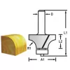Zaoblovací fréza s ložiskem stopka 8 mm,20,7x10x52 mm R 4mm Makita D-48365