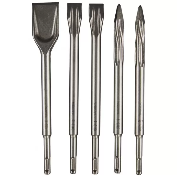 Sada samoostřících sekáčů SDS-Plus 5 ks v plastovém pouzdře Makita E-13188