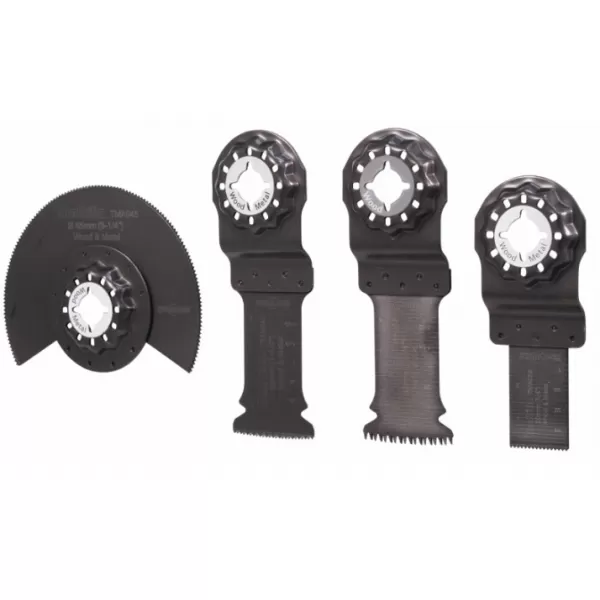 Sada nástrojů pro Multitool Starlock 4 ks v papírové krabičce Makita B-67480