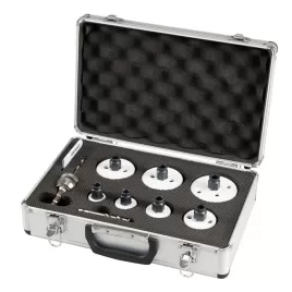 Sada děrovek BiM Ezychange 2, 7 ks v hliníkovém kufru Makita E-12304