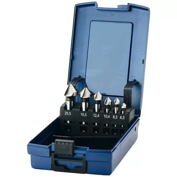 Sada záhlubníků HSS-G - 6 ks v plastové krabičce Makita P-73592