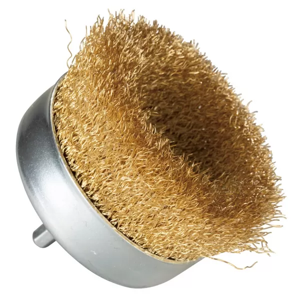 Miskovitý kartáč potažený mosazí pr. 80 mm Makita D-73645