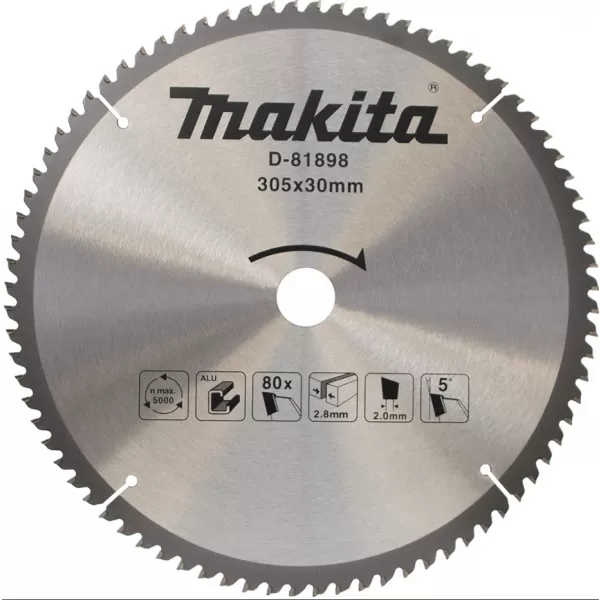 Kotouč pilový TCT hliník 305x30mm 80Z Makita D-81898