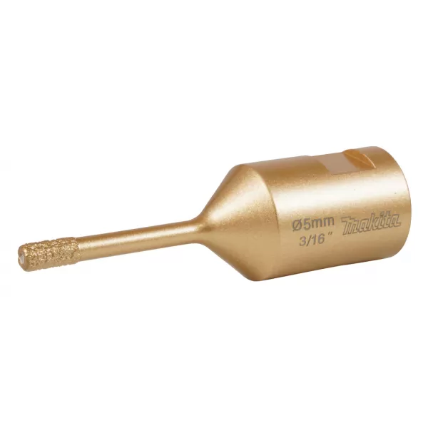 Děrovka s diamantovým zrnem 5mm (závit M14 pro úhlovou brusku) Makita D-79902