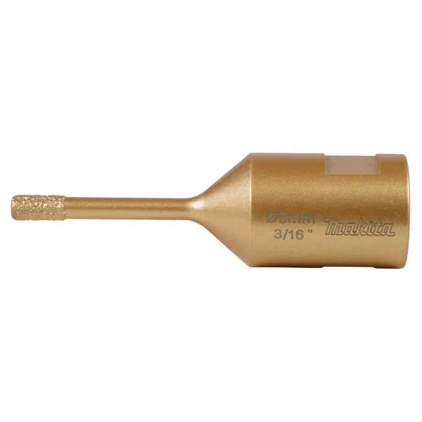 Děrovka s diamantovým zrnem 5mm (závit M14 pro úhlovou brusku) Makita D-79902