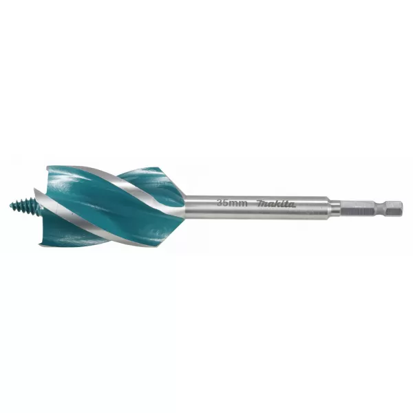 Vrták do dřeva čtyřbřitý šestihran 1/4" 35x165mm Makita E-26711