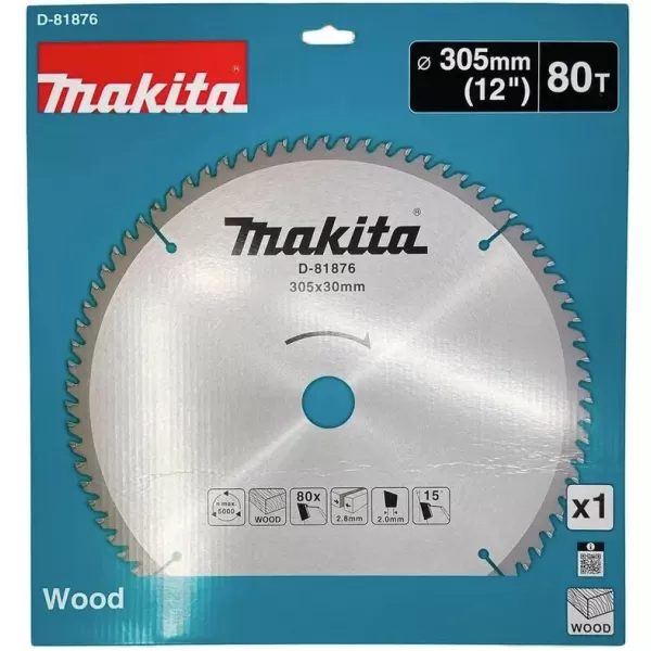 Kotouč pilový dřevo 305x2.8x30mm 80Z Makita D-81876