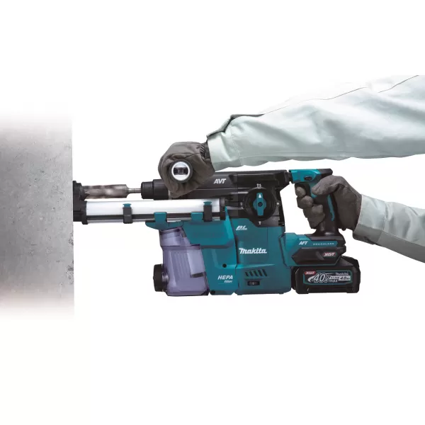 Aku kladivo s AWS Li-ion XGT 40V/2x4,0Ah,kufr Makita HR008GU203