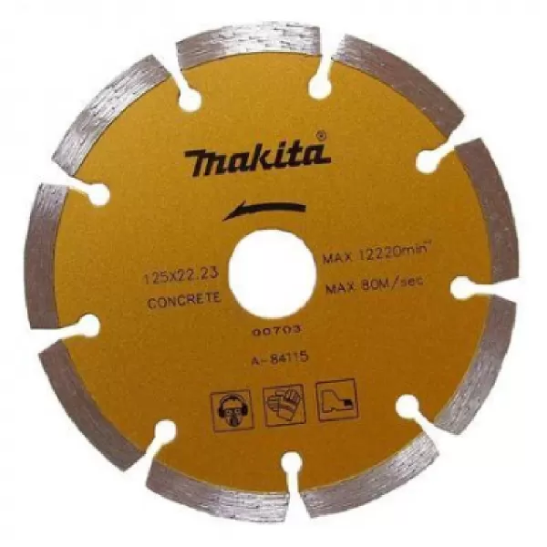 Kotouč řezný diamantový 125x22,23mm Makita A-84115