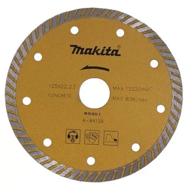 Kotouč brusný diamantový turbo 125x22,23mm Makita A-84159