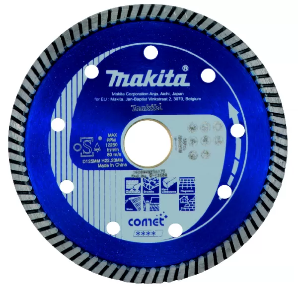 Kotouč řezný diamantový Comet Turbo 125x22,23mm Makita B-12996