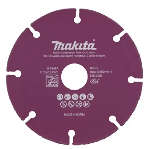 Kotouč řezný diamantový 115x1,3x22,23mm Makita B-53687