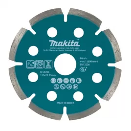 Kotouč řezný diamantový 115x1,6x22,23mm pro aku úhlové brusky Makita B-53780